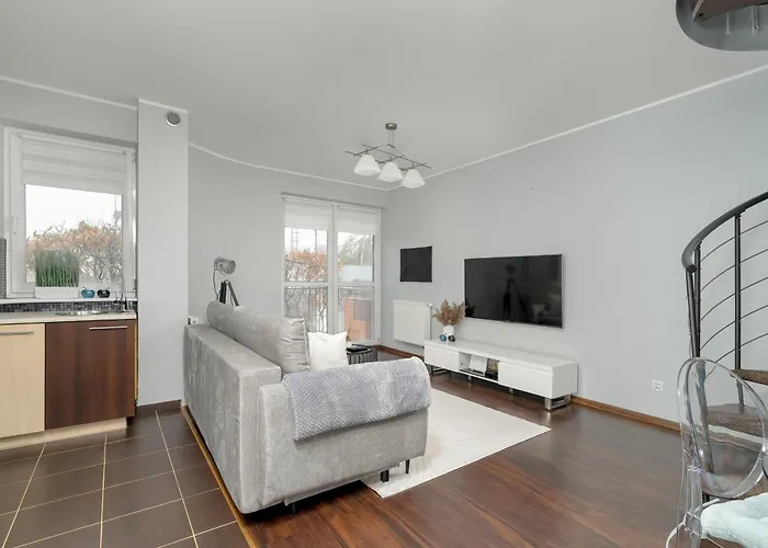 公寓 Dwupoziomowy Zmigrodzka Z Tarasem W Poznaniu By Renters